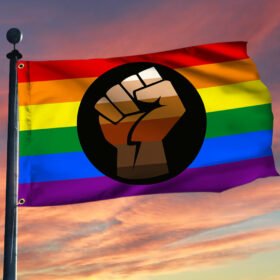 LGBT Black Lives Matter Flag Pride LGBT Grommet Flag TRL114GF