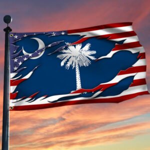 South Carolina Flag South Carolina American Grommet Flag QTR217GF