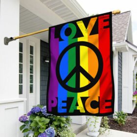 Equality Flag LGBT Pride Love Peace Rainbow Hippie Flag QTR266F