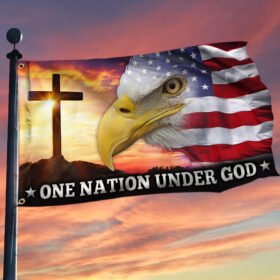 One Nation Under God Grommet Flag TQN234GF