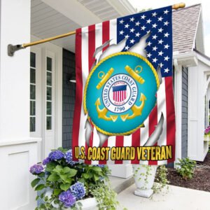 US Coast Guard Flag U.S. Coast Guard Veteran BNN184Fv4