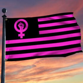 Feminist My Body My Choice Grommet Flag TQN307GF