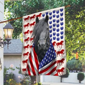 Patriotic Horse American Flag TPT177Fv1