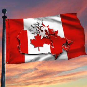 Flag of Canada Canadian Grommet Flag QTR228GF