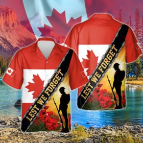 Lest We Forget. Veteran Canadian Shirt THB3281HWv3