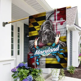 Maryland Flag Black Labrador LNT237F