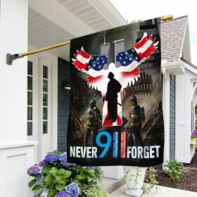 911 Patriot Day Firefighter Flag September 11 Attacks Never Forget 9/11 TQN336F