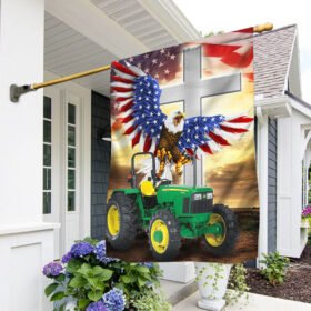 Tractor American Flag Jesus Take The Wheel BNN279Fv1