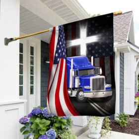 American Truck. Faith Christian Cross Flag TPT281F