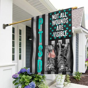 PTSD Veteran Flag Not All Wounds Are Visible BNN317F