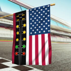 Drag Racing American Flag I Strip On Weekends Flag TQN393F