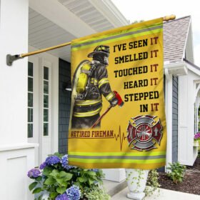 Retired Firefighter Flag Being A Retired Firefighter Is An Honor Flag MLN245F