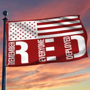 Red Friday Grommet Flag Remember Everyone Deployed TQN335GF