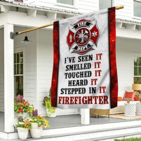Proud Firefighter Fireman Flag TQN377F