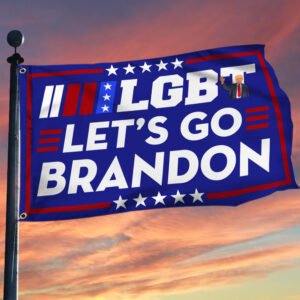 Let's Go Brandon Grommet Flag I Support Trump LNT377GF