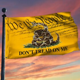 Gadsden Flag Don't Tread On Me Betsy Ross 1776 Grommet Flag MLN242GF