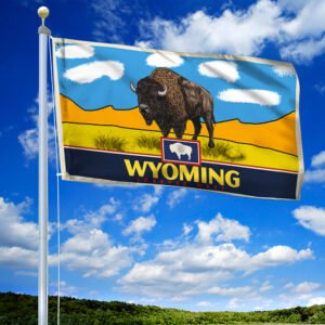 Wyoming Grommet Flag Forever West LNT413GF