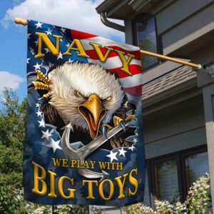 U.S. Navy Flag Navy WE Play With Big Toys LNT363F