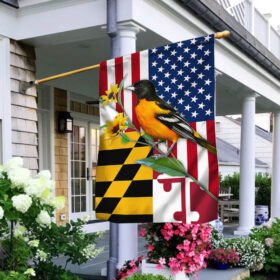 Maryland Flag Baltimore Oriole And Black-eyed Susan BNN326F