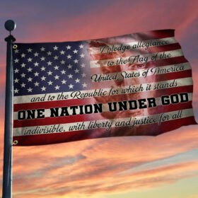 Jesus American Grommet Flag One Nation Under God BNN383GF