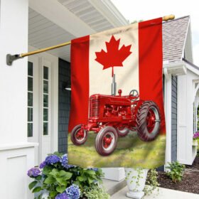 Tractor Canada Flag Farmer Farm Life TQN340F