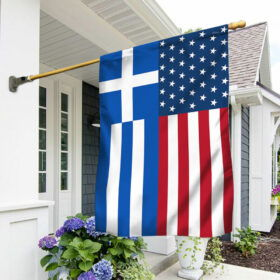 Greek And American Flag Greece USA TQN334F