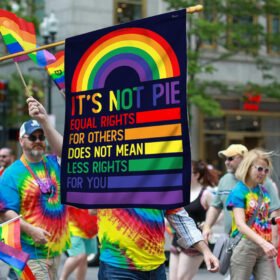 Equal Rights For Others Doesn't Mean Less Rights For You It's Not Pie Flag BNN419F