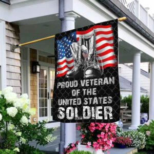 Proud Veteran Of The United States Soldier Flag BNN329F