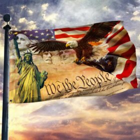America Patriotic Grommet Flag Fly Freedom LNT362GF