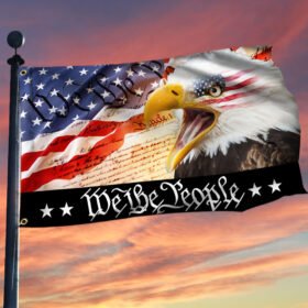 American Patriot Grommet Flag We The People BNN402GF
