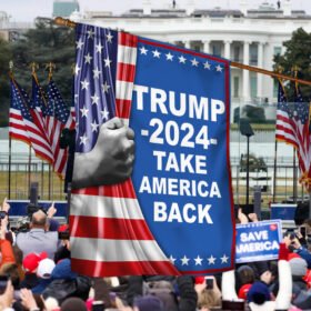 Trump 2024 Flag Take America Back TQN412F