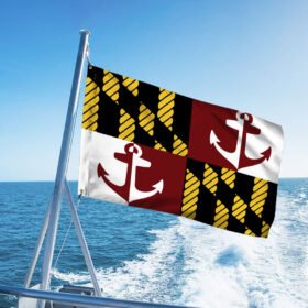 Maryland Anchor Grommet Flag TQN405GF