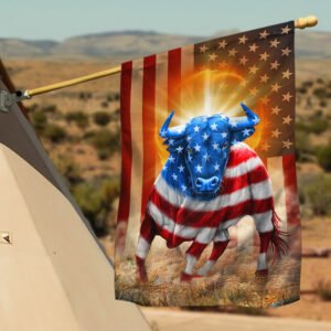 America Bull Rodeo Flag Light LNT522F