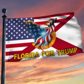 Florida For Trump Grommet Flag Make America Great Again LNT512GF