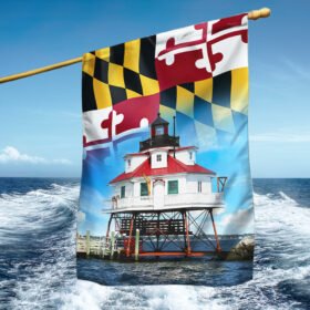 Maryland Chesapeake Bay Lighthouse Flag TQN401F