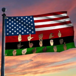 Black Lives Matter African American Grommet Flag THB2180GF