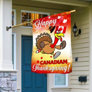Happy Canadian Thanksgiving Flag LNT520F