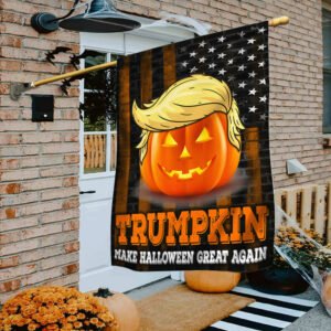 Trump Halloween Flag Trumpkin Make Halloween Great Again TQN414F