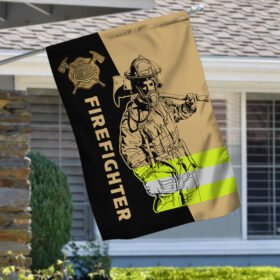 Firefighter Flag Simple And Honor LNT561F