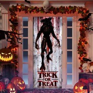 Trick Or Treat. Demogorgon Monster ST Halloween Door Cover TPT327D