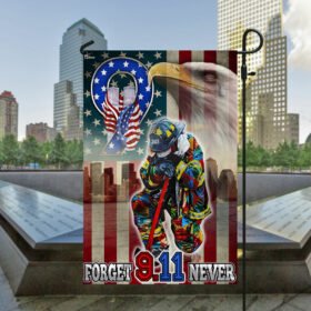 911 Flag America Patriot Never Forget LNT404F