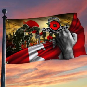 Canada Veteran Remembrance Day Grommet Flag TPT293GF