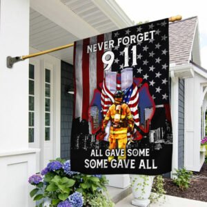 911 Flag Firefighter Never Forget BNN352Fv1