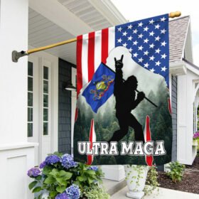 Pennsylvania Ultra MAGA Bigfoot Flag TQN167Fv2