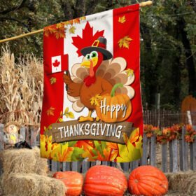 Canadian Turkey Thanksgiving Flag TPT340F