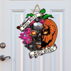 Sorta Sweet Sorta Spooky Halloween Wooden Sign BNN524WD