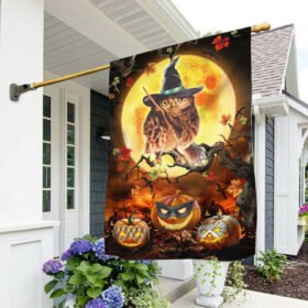 Halloween Flag Pretty Owl LNT546F