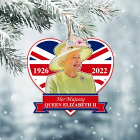 Queen Elizabeth II Ornament Platinum Jubilee 1952-2022 TQN523O