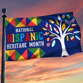 Hispanic Heritage Month All Latin Countries Pride Grommet Flag BNN500GF