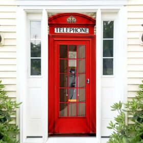 United Kingdom Red Telephone Box Door Cover LNT569D